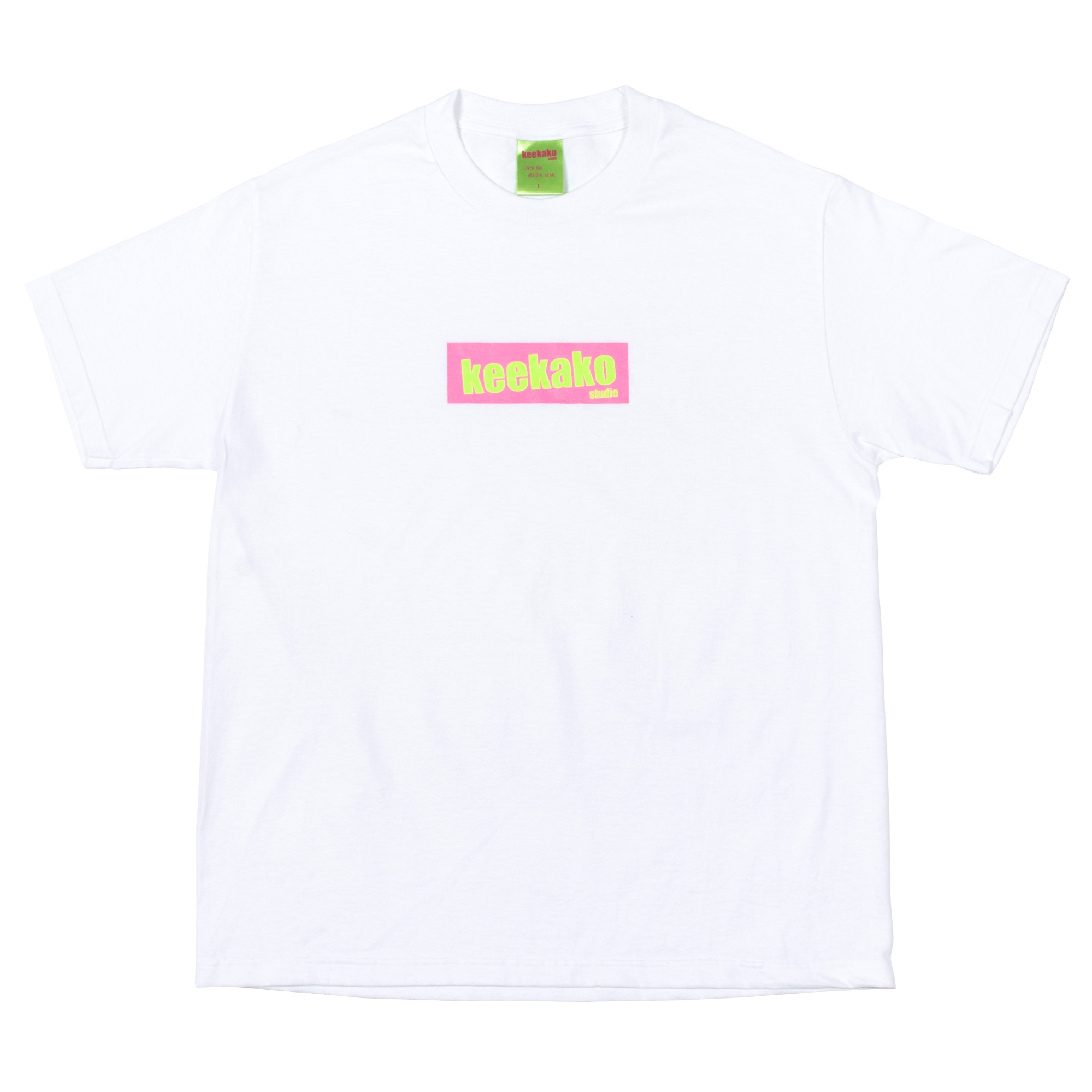 keekako box-logo t-shirt